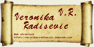 Veronika Radišević vizit kartica